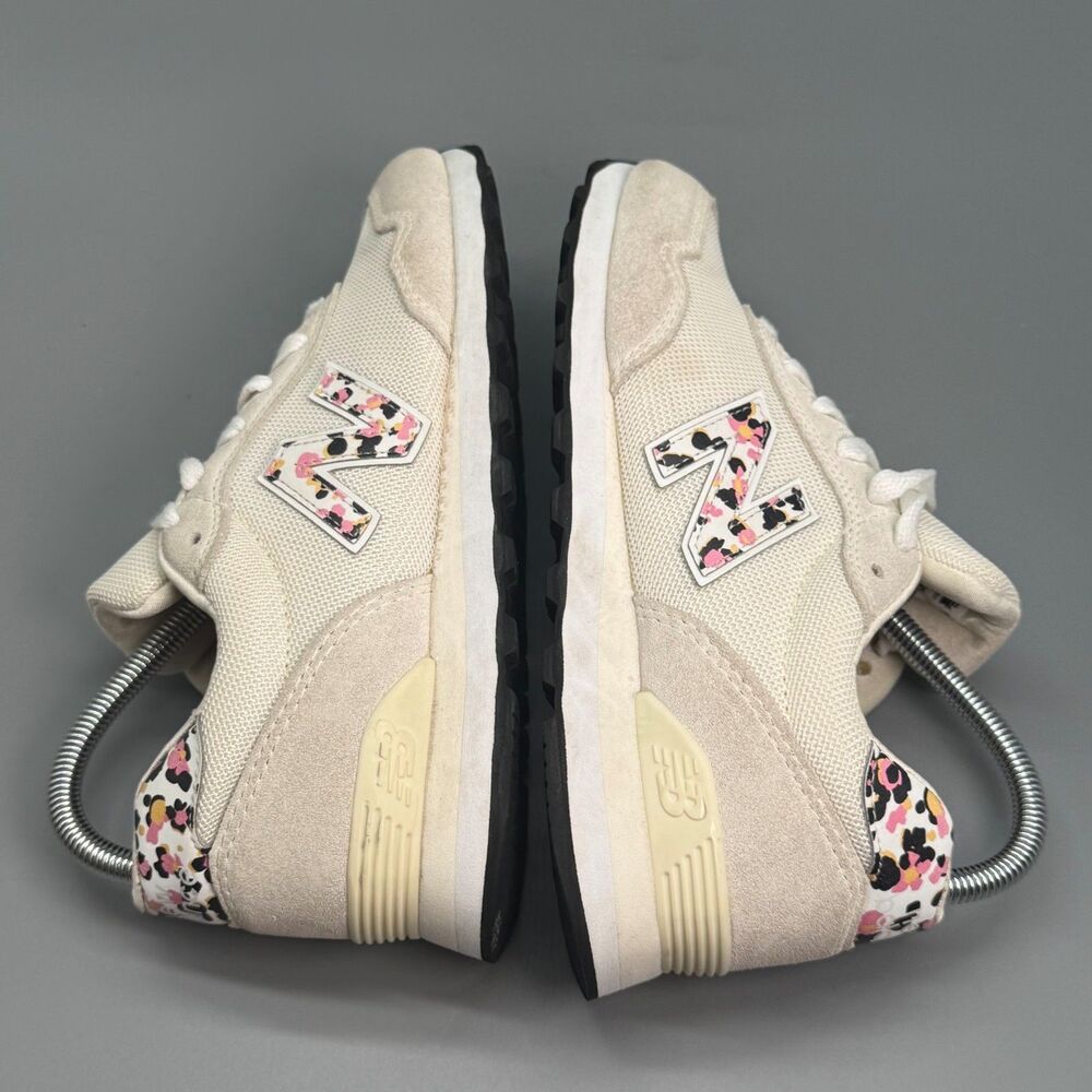 New Balance 515 V3 Women 7.5 Beige Tan Sea Salt Floral Athletic Running Sneakers - Picture 7 of 10